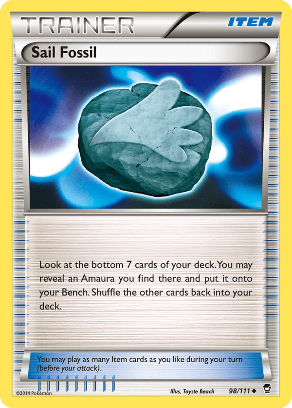 98/111 Sail Fossil Uncommon Furious Fists
