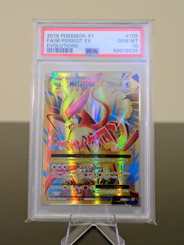 105 M Pidgeot EX Full Art XY Evolutions 2016 Pokemon PSA GEM MT 10