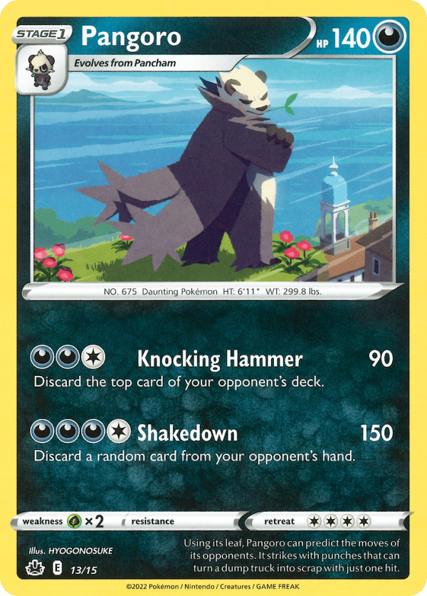 13/15 Pangoro Non Holo McDonald's Collection 2022
