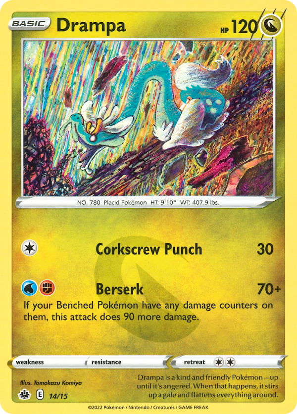 14/15 Drampa Non Holo McDonald's Collection 2022
