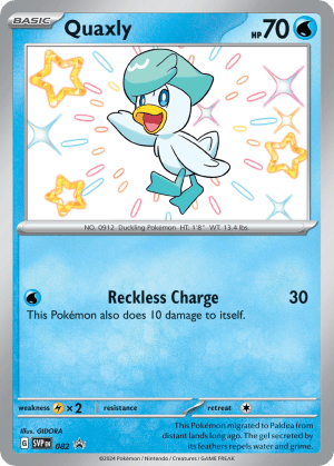 82/102 Quaxly Promo Scarlet & Violet Black Star Promos