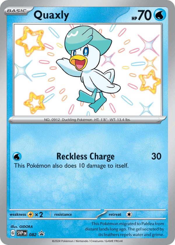 82/102 Quaxly Promo Scarlet & Violet Black Star Promos