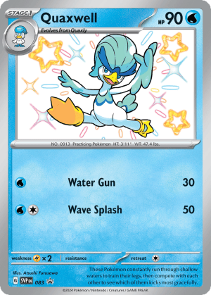 83/102 Quaxwell Promo Scarlet & Violet Black Star Promos