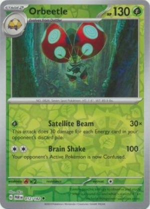 12/182 Orbeetle Uncommon Paradox Rift Reverse Holo