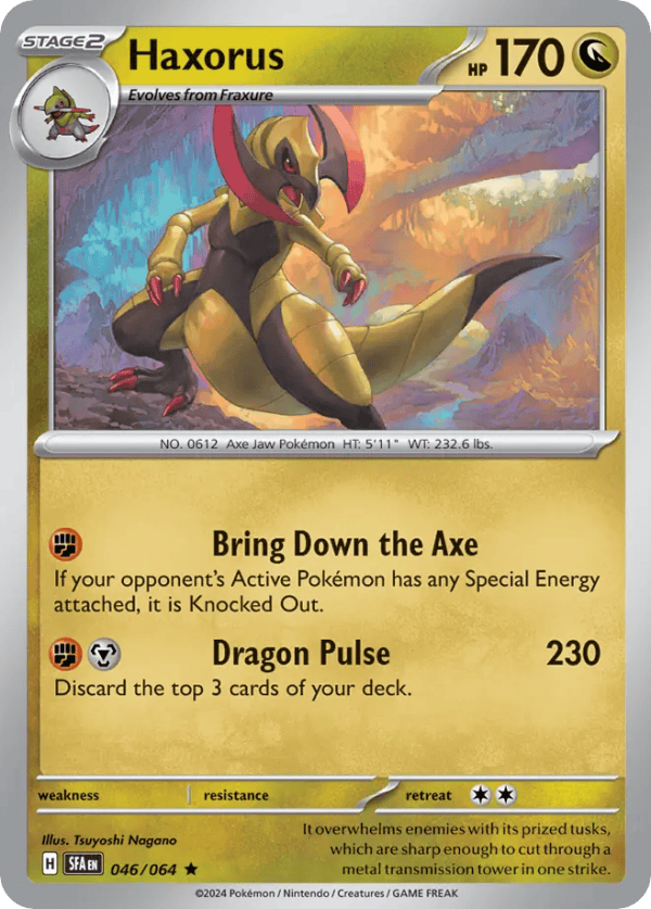 46/64 Haxorus Rare Shrouded Fable