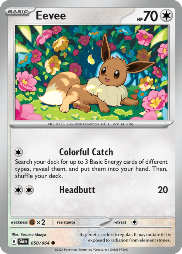 50/64 Eevee Common Shrouded Fable