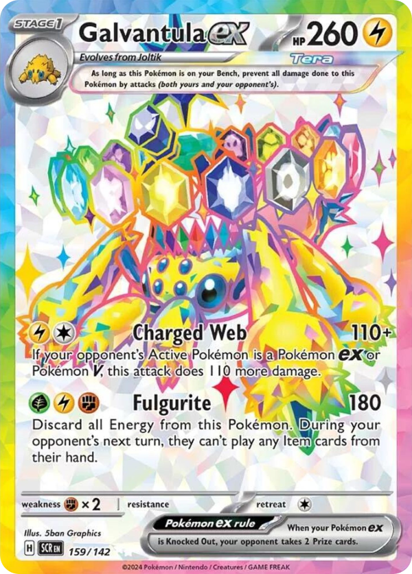 159/142 Galvantula ex Ultra Rare Stellar Crown