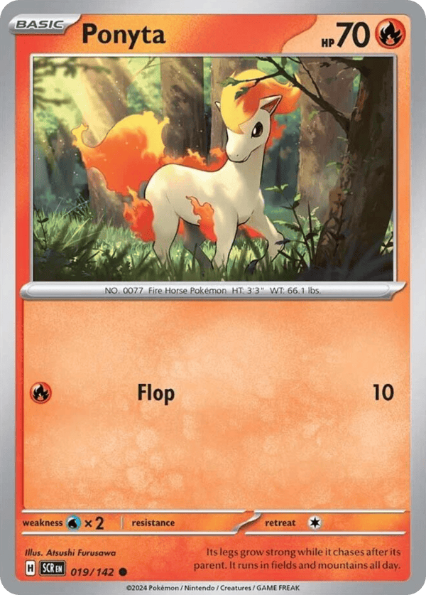 19/142 Ponyta Common Stellar Crown