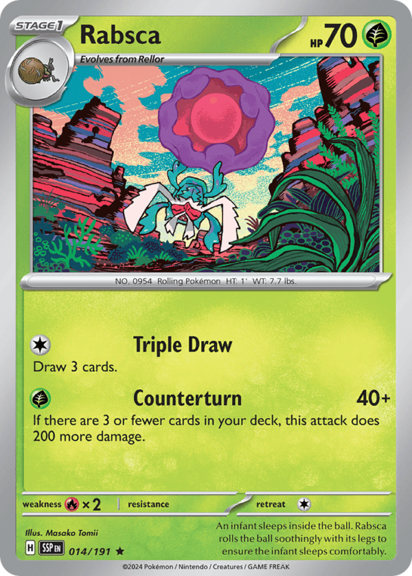 14/191 Rabsca Rare Surging Sparks