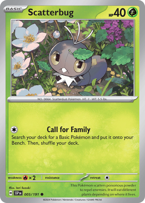 5/191 Scatterbug Common Surging Sparks