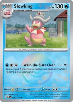 19/131 Slowking Uncommon Prismatic Evolutions Poke Ball Holo