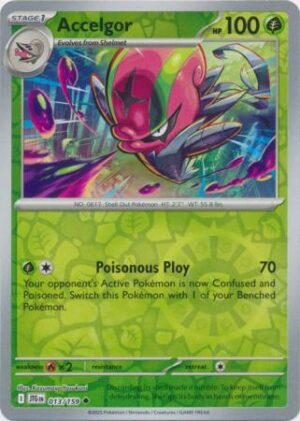 13/159 Accelgor Uncommon Journey Together Reverse Holo
