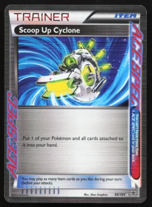 95 Scoop Up Cyclone Rare ACE Plasma Blast Near Mint