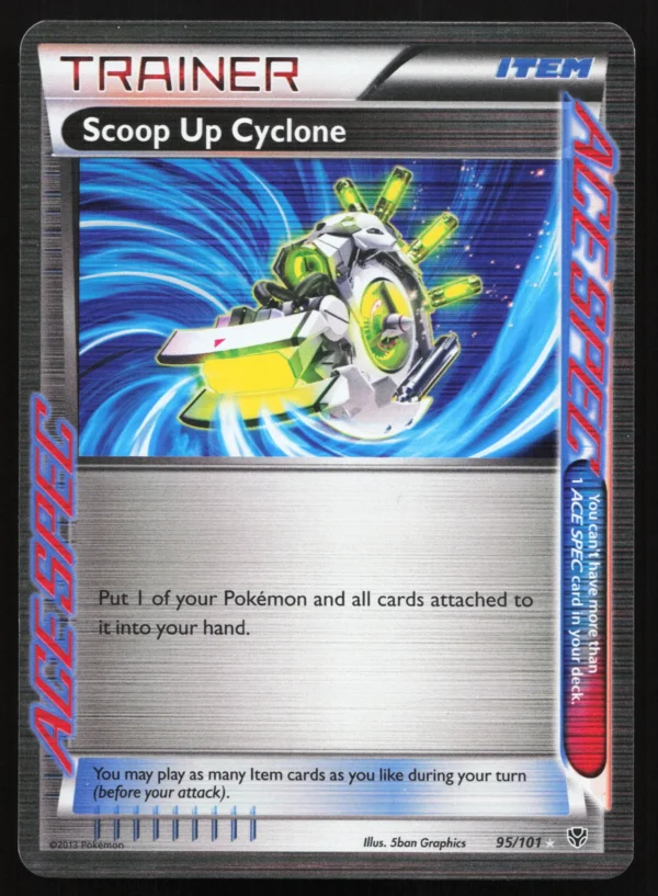 95 Scoop Up Cyclone Rare ACE Plasma Blast Near Mint