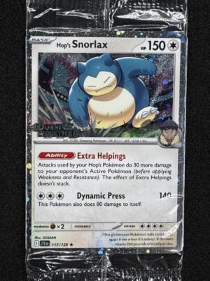 Hop's Snorlax 117/159 - Journey Together Stamp Promo - Sealed (Asia Exclusive)