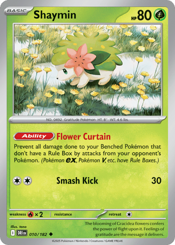 10/182 Shaymin Uncommon Destined Rivals