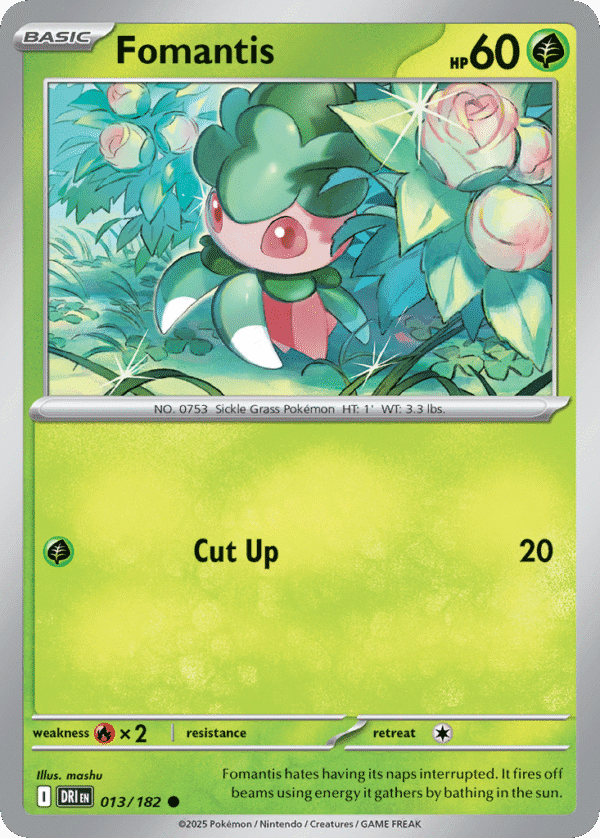 13/182 Fomantis Common Destined Rivals