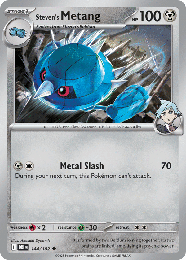 144/182 Steven's Metang Uncommon Destined Rivals