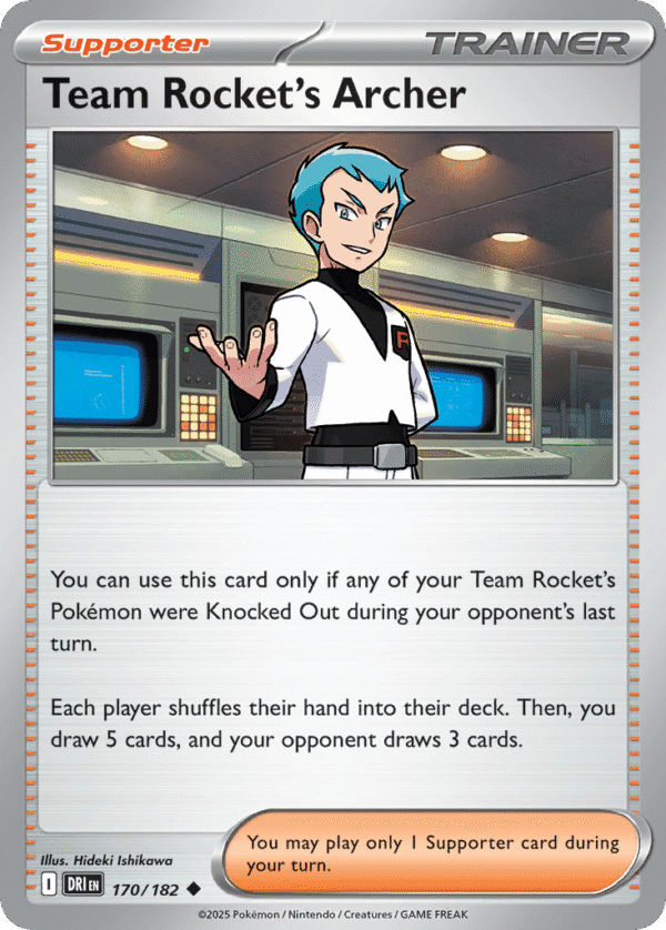170/182 Team Rocket's Archer Uncommon Destined Rivals