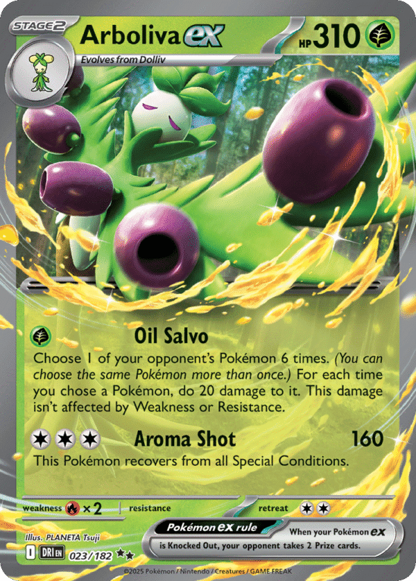 23/182 Arboliva ex Double Rare Destined Rivals
