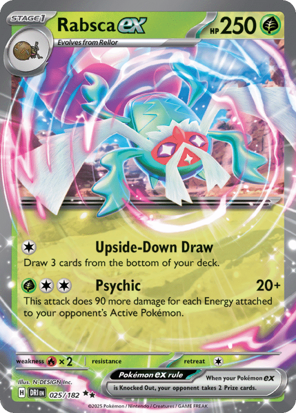 25/182 Rabsca ex Double Rare Destined Rivals