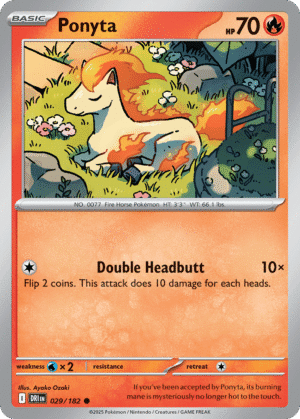 29/182 Ponyta Common Destined Rivals