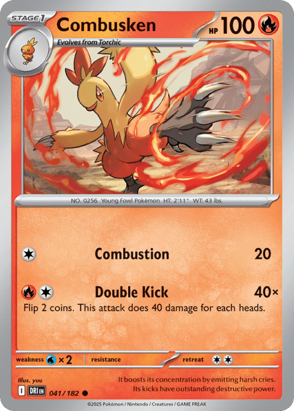 41/182 Combusken Common Destined Rivals