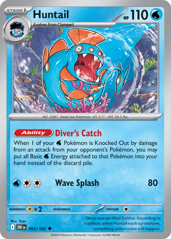 55/182 Huntail Uncommon Destined Rivals
