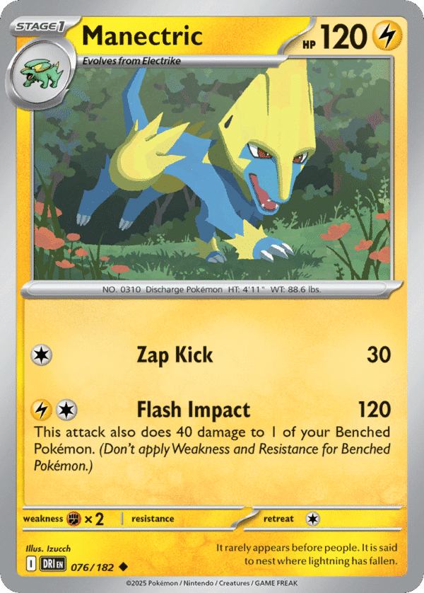76/182 Manectric Uncommon Destined Rivals