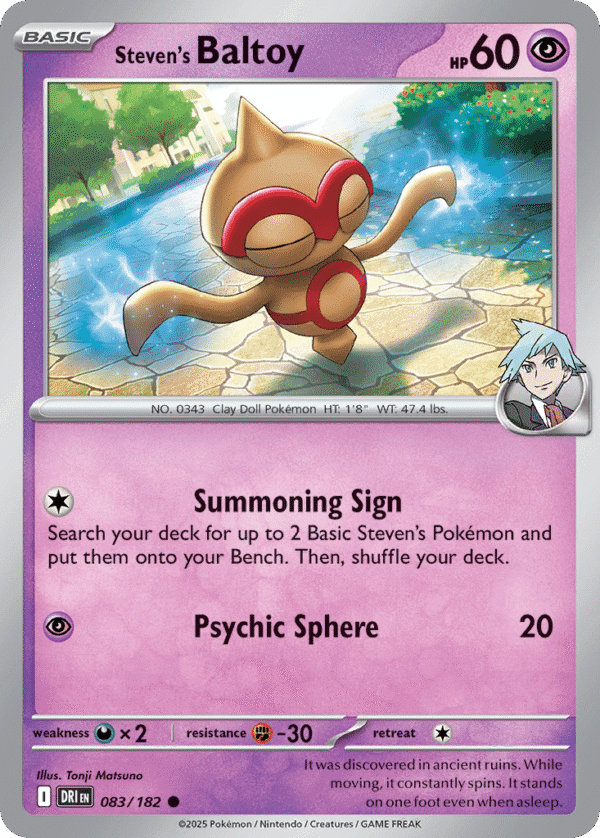 83/182 Steven's Baltoy Common Destined Rivals