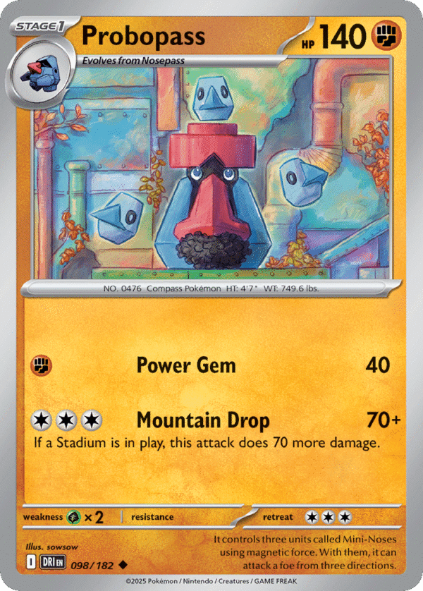 98/182 Probopass Uncommon Destined Rivals