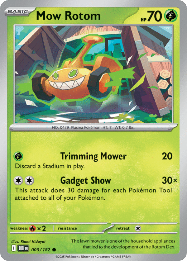 9/182 Mow Rotom Common Destined Rivals