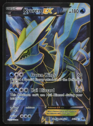 96 Kyurem-EX Ultra Rare Next Destinies Moderately Played