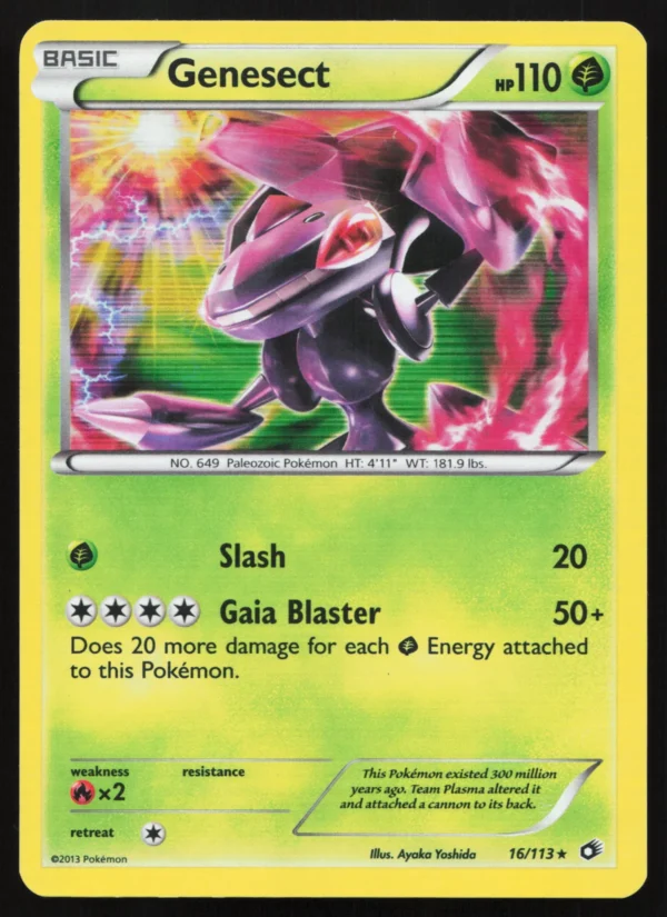 16 Genesect Rare Legendary Treasures Near Mint