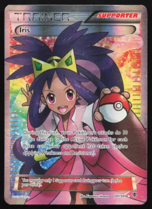 101 Iris Ultra Rare Plasma Blast Moderately Played