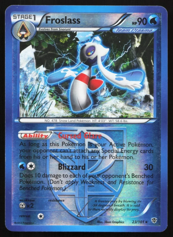 23 Froslass Rare Plasma Blast Moderately Played
