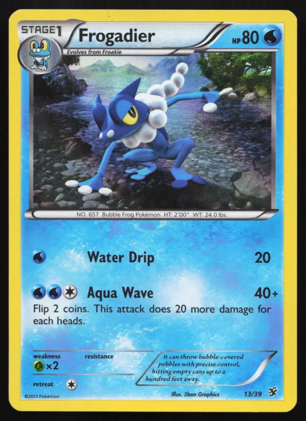13 Frogadier None Kalos Starter Set Lightly Played