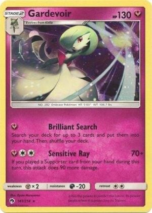 Cosmos Holo 141/214 Gardevoir Lost Thunder Rare Holo