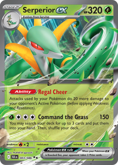3/86 Serperior ex Double Rare Black Bolt