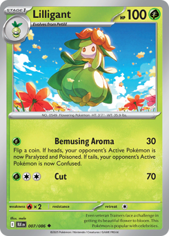 7/86 Lilligant Uncommon Black Bolt