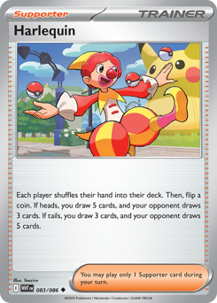 83/86 Harlequin Uncommon White Flare