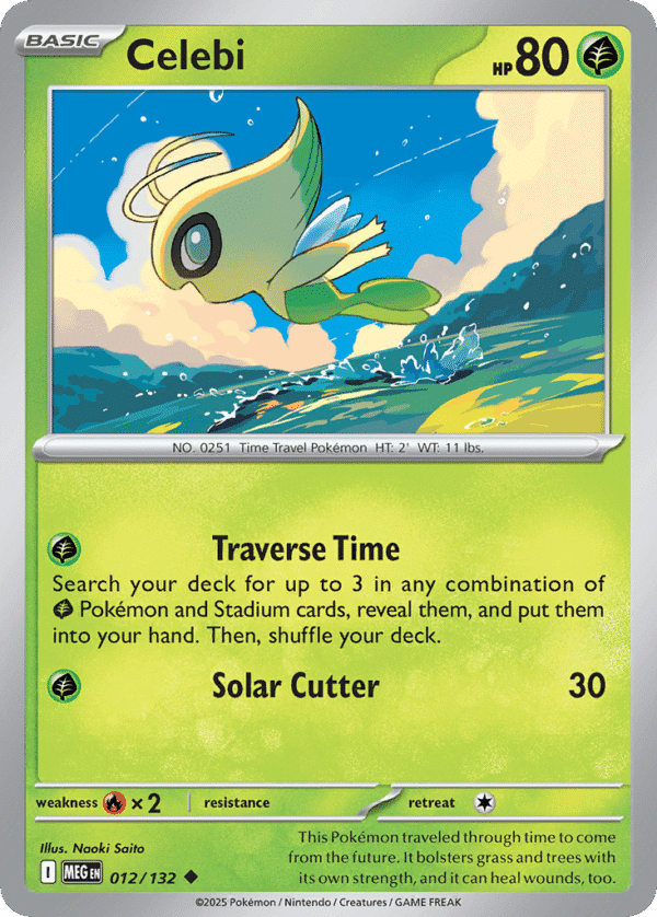 12/132 Celebi Uncommon Mega Evolution