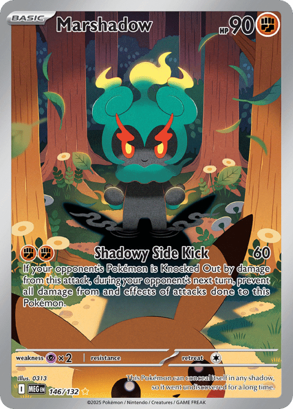 146/132 Marshadow Illustration Rare Mega Evolution
