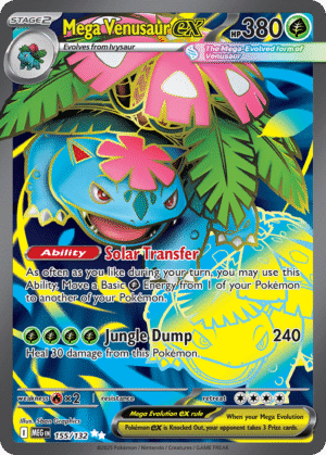 155/132 Mega Venusaur ex Ultra Rare Mega Evolution