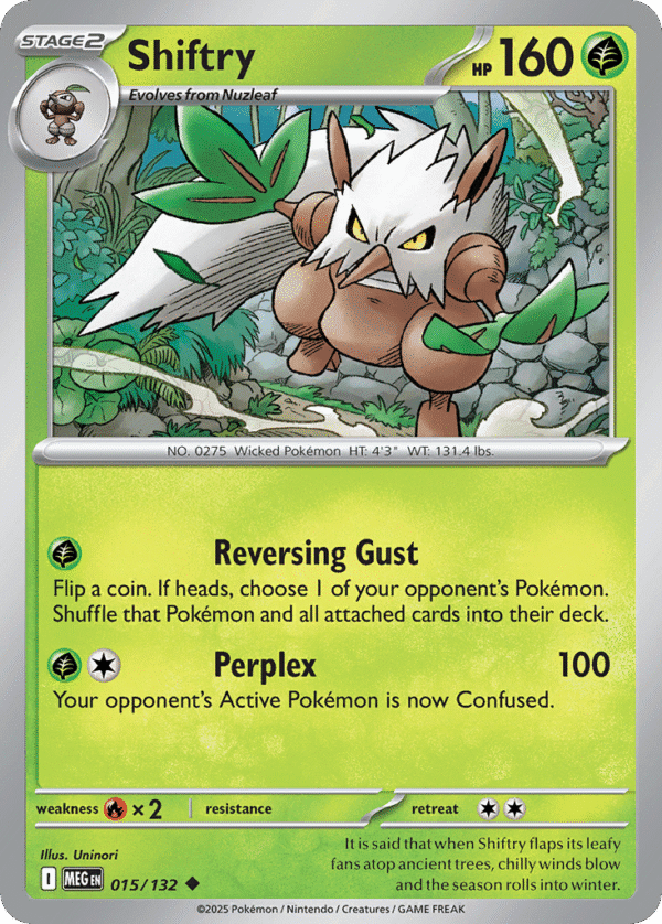 15/132 Shiftry Uncommon Mega Evolution