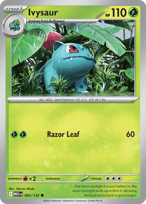 2/132 Ivysaur Common Mega Evolution