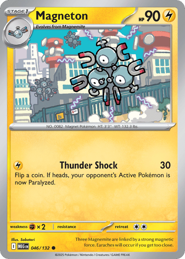 46/132 Magneton Common Mega Evolution