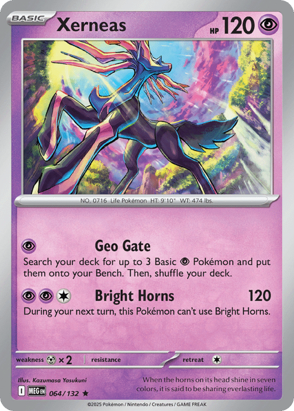 64/132 Xerneas Rare Mega Evolution