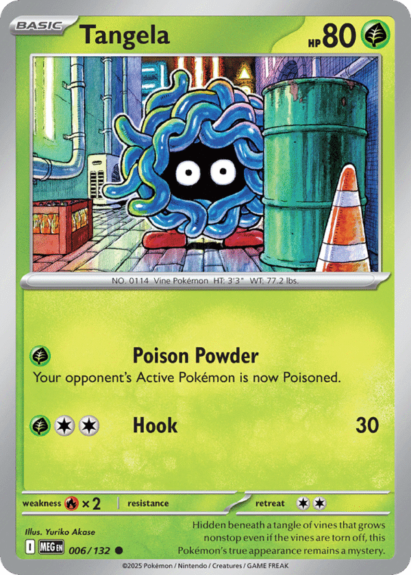 6/132 Tangela Common Mega Evolution