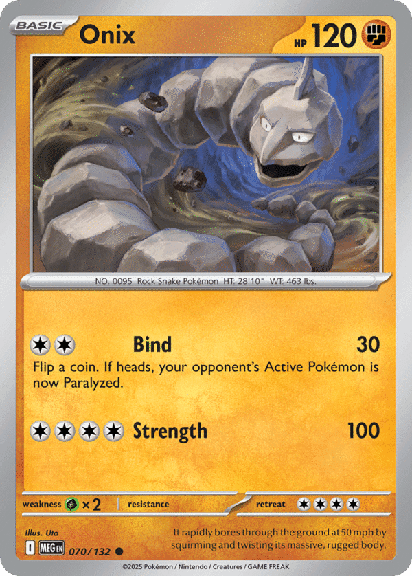 70/132 Onix Common Mega Evolution